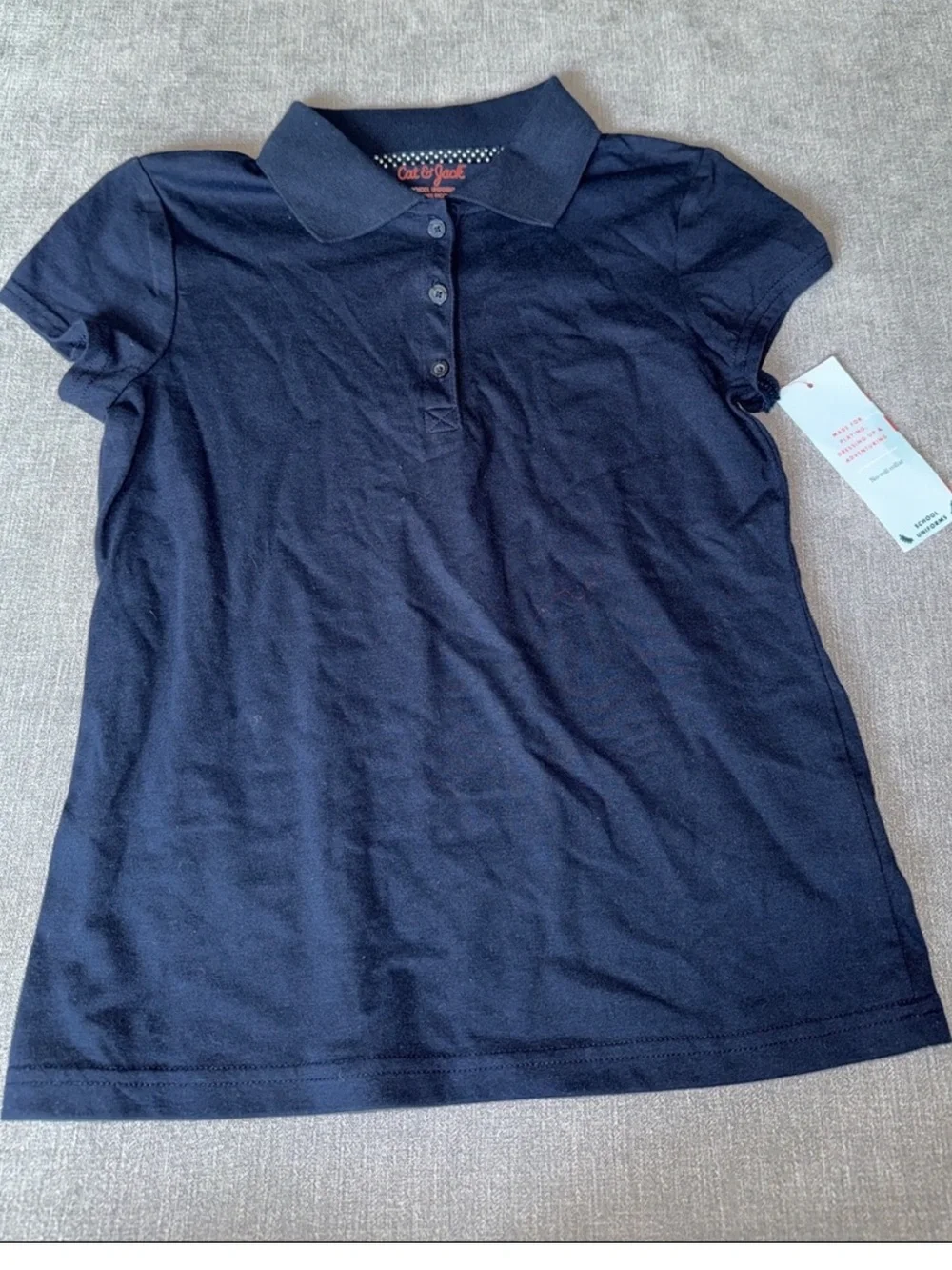 Cat & Jack Classic Navy Blue Polo / School Uniform Style